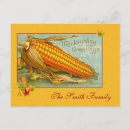 Recherche de thanksgiving vintage vœux cartes Jaune