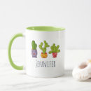 Recherche de visage kawaii tasses Illustration