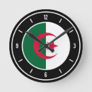 Recherche de algérie horloges Drapeau