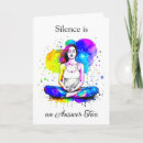 Recherche de silence vœux cartes Méditation
