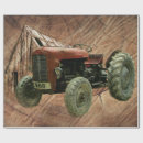 Recherche de tracteur rouge papier cadeau Grange