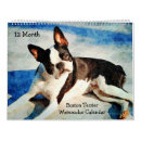 Recherche de boston terrier calendriers Peinture