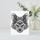 Recherche de lune loup cartes postales Chien