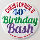 Recherche de 40 badges Fête d'anniversaire