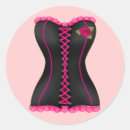Recherche de de corset autocollants Rose