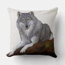Recherche de loup gris coussins Prédateur