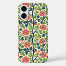 Recherche de feuillage vert iphone coques Fleurs roses