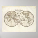 Recherche de mappemonde posters Hachures