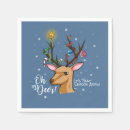 Recherche de noël drôle serviettes Cerfs communs