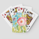 Recherche de fleur jeux de cartes Aquarelles