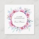 Recherche de cercle floral cartes visite Élégant