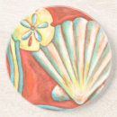 Recherche de coquillage dessous de verres Mer