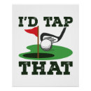Recherche de trou de balle posters Golfeur