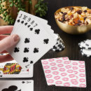 Recherche de baiser jeux de cartes Lèvres roses