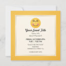 Recherche de émoticône jaune invitations Heureux
