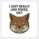 Recherche de chasse au renard autocollants Animal