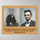 Recherche de citation lincoln posters Drôle