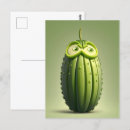 Recherche de légume vert cartes postales Drôle