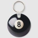 Recherche de boule billards 8 porteclés Brillant