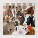Recherche de portrait animal puzzles Poulet