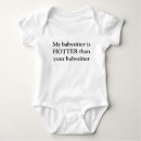 Recherche de babysitter bébé vêtements Drôle