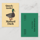 Recherche de canard drôle cartes visite Oiseau