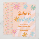 Recherche de première anniversaire invitations Arc en ciel