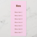 Recherche de moderne simple mariage menus Monogramme