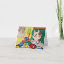 Recherche de dessin humoristique de chat vœux cartes Mignon