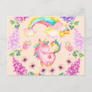 Recherche de licorne de bébé cartes postales Pour tous