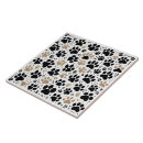 Recherche de de chien carreaux Empreinte de patte