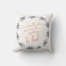 Recherche de gentillesse décoration coussins Citation inspirante
