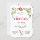 Recherche de tea noël invitations Fête du thé