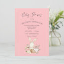 Recherche de bunny baby shower invitations Floral