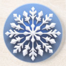 Recherche de flocon neige de dessous de verres Hiver