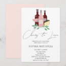 Recherche de douche nuptiale vin invitations Moderne