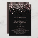 Recherche de faux rose gold foil invitations Feuille d'or