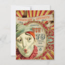 Recherche de clowns vœux cartes Rouge