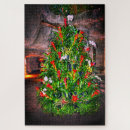 Recherche de christmas tree puzzles Rouge