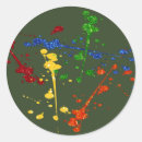 Recherche de splatter autocollants Parti