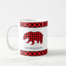 Recherche de flanelle classiques tasses Monogramme