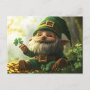 Recherche de shamrocks cartes postales Gnome