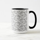 Recherche de motif mandala tasses Fleur