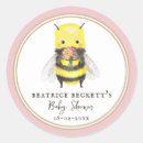 Recherche de abeille rose autocollants Élégant