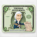 Recherche de thomas jefferson tapis souris Président