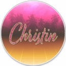 Recherche de christine autocollants Nom