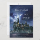 Recherche de harry potter baby shower invitations Château de hogwarts