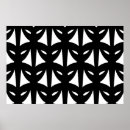 Recherche de masque noir et blanc posters Élégant