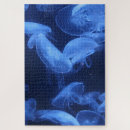 Recherche de méduse puzzles Poisson