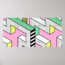 Recherche de années 90 affiches posters Abstrait